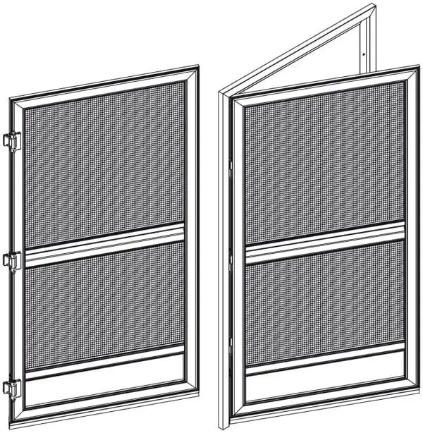 moskitiera otwierana drzwiowa samozamkacz 10